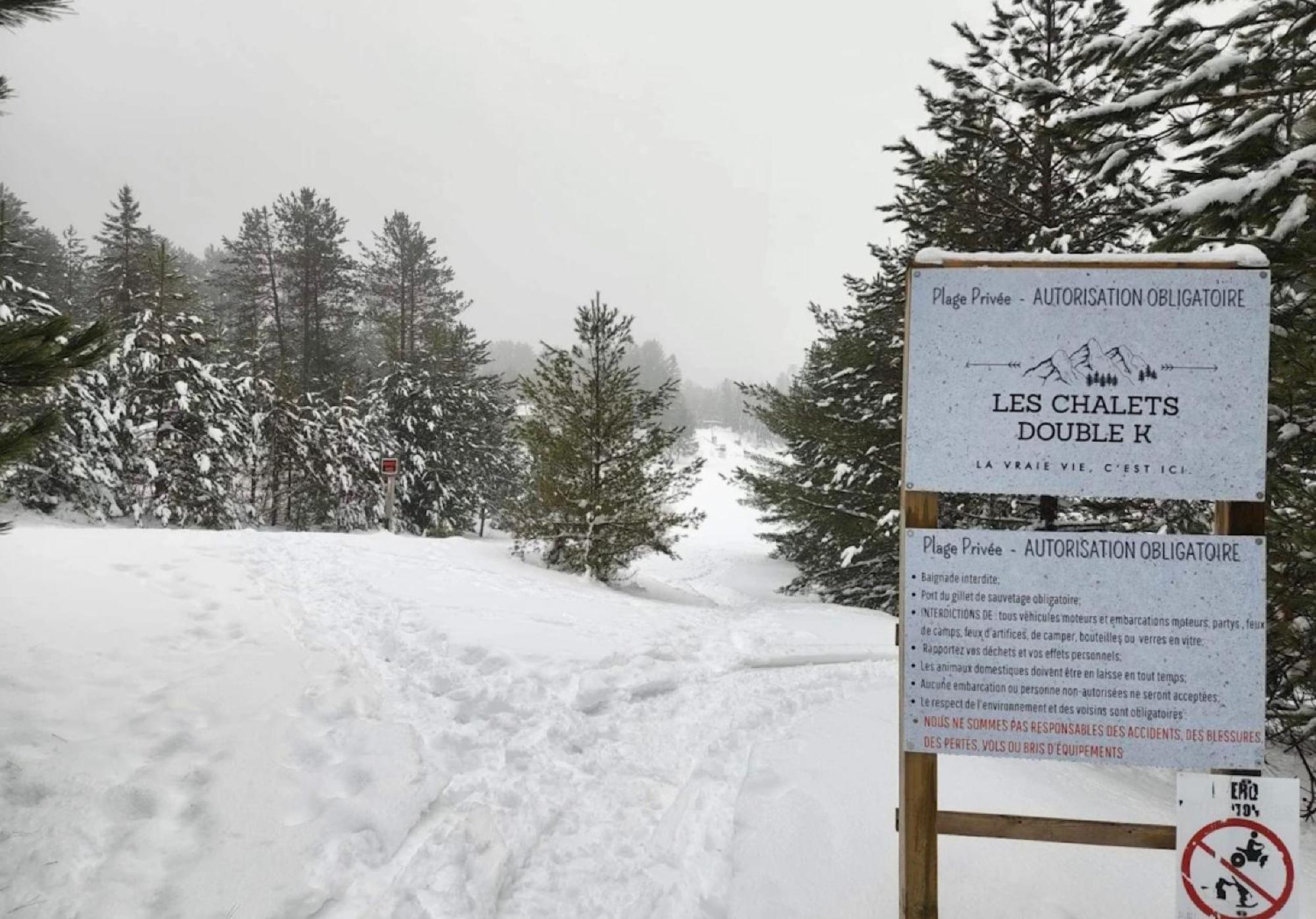 Les Chalets Double K # 3 Saint-Alexis-des-Monts Exterior foto